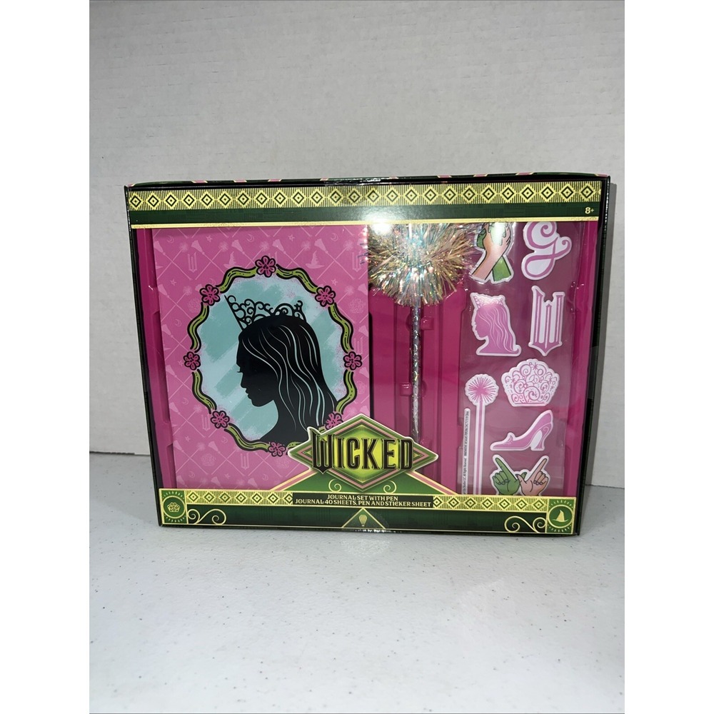 Wicked Galinda Journal Box Set With Pen & Puffy Stickers Target New Glinda HTF